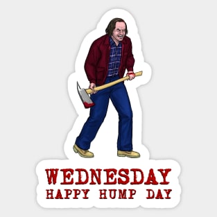 Wednesday Happy Hump Day Sticker